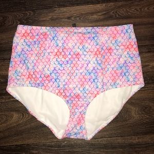 Torrid size 2 mermaid high waist bottoms